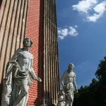 restored facade of the New Palace / Potsdam, Copyright © 2012