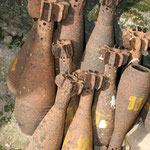 American bomb scrap / UXO´s in Phonsavan / Laos, Copyright © 2011