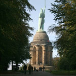 On top of Grotenburg - the Hermann monument, Copyright © 2011