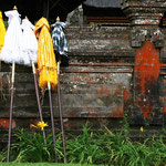 Balinese ceremonial umbrellas, Copyright © 2012