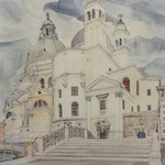 Santa Maria della Salute, Otto Eberhardt, Aquarell, Papier, ID1503