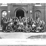 Lombard students 1893 in front of Old Main