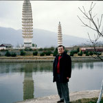 Dali, Yunnan, le 3 pagode, Beppe in primo piano