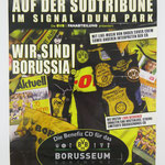 Poster der Fanabteilung anlässlich des Unterstützungskonzert für das Borusseum - Format: 62x42