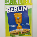 Programmheft des DFB-Pokalfinale 1989