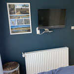 Chambre "Mer "  sur jardin avec TV écran plat orientable  du Gîte 4* Entre Mer et Forêt Quend plage Baie de Somme