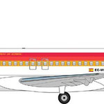 Die MD-95 in den Farben der Iberia/Courtesy: MD-80.com