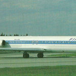 Die MD-83 OH-LMS/Postkarte