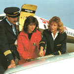 Die Tür war hier sehr hilfreich bei der Identifizierung ;-)/Courtesy: Swissair