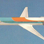 Modellzeichnung einer MD-80 der ALM/Courtesy: McDonnell Douglas
