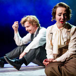 Marion Wulf als "Agatha Christie" in "Vermisst! Was geschah mit Agatha Christie?" 2025 am TfN © Clemens Heidrich