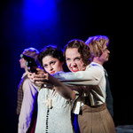 Marion Wulf als "Agatha Christie" in "Vermisst! Was geschah mit Agatha Christie?" 2025 am TfN © Clemens Heidrich