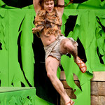 Lukas Schwedeck als "Mowgli" in DAS DSCHUNGELBUCH - Foto © Eugen Sommer