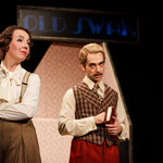 Marion Wulf als "Agatha Christie" in "Vermisst! Was geschah mit Agatha Christie?" 2025 am TfN © Clemens Heidrich