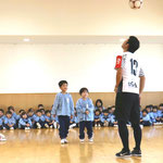 12月20日斉藤誠司選手に来園いただいた時の写真１