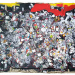 Animosité - Collage et technique mixte - 2015 - 80x120cm  