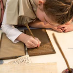 Снимки на документалния филм"Образованието в римската провинция Тракия"-Museo del libro antico, Villa Adriana, Tivoli
