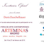 Doris Duschelbauer  Feria de arte-  Artfair - Kunstmesse Arteminas Madrid