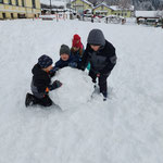 Winterspaß im Schulgarten