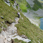 Discesa verso il Lago di Dentro