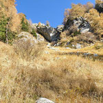 Canalone da risalire per il Laghet de Lughezzasca