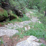 Scalinata a ca. 1300 m