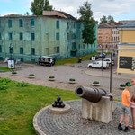 Daugavpils. Blick in die Festung. Rekoarbeiten.