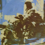 Shoe Shine, Ölpapier,1988, 50 x 70 cm