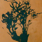 Topfpflanze, 1993, Öl/LW, 60 x 70 cm, Privatbsitz