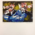 O.T.. Farblinol, 1986, ca. 40 x 50 cm, noch 5
