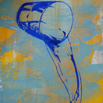 Schwall, 2008, Mischtechnik/LW, 120 x 160 cm