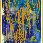 Ähren, Ölpapier (Bütten), 1989, 79 x 107 cm