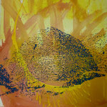 Sonnenspeicher, 1994, Mischtechnik/LW, 120 x 160 cm