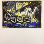 O.T., Farblinol, 1986, ca. 40 x 50 cm, noch 7