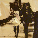 Paar, 1993, Mischt./LW, 60 x 70 cm,