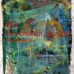 Aus der Serie "Falsche Briefe": Ultramarin Dunkel, 1989, 79 x 107 cm, Bütten
