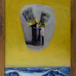 Pinsel über Meer, 2002, Hgl, 52 x 67 cm 380,-€