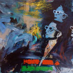 Dreidimensional, 1987, Mischt./LW, 175 x 140 cm