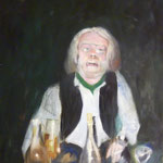 Portrait Reiner Römer, 1985, Öl/LW, 90 x 107 cm,