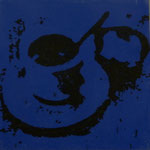 Espresso Blue, 1998, Mischt./LW, 100 x 100 cm