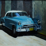 Traumwagen, blau, 2011, Hgl 77 x 59 cm 600,-€