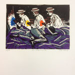O.T. Farblinol, 1986, ca. 40 x 50 cm, noch 6