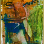Schweizer Messer, Ölpapier, 1988, 65 x 87 cm