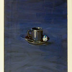 Blue Espresso, 2003, Hgl, 44 c 57 cm 320,-€