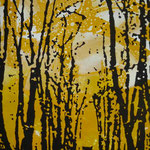 Fächerallee, 2000, Mischt./LW,100 x 150 cm