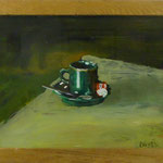 Espressso grün, 2002, Hgl, 50 x 41 cm, 270,-€