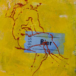 Bier, 1986, Mischt./LW, 105 x 135 cm