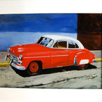 Traumwagen rot-weiß, 2011, Hgl, 77 x 50 cm, 600,-€