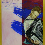 Rübsam, 1991, Hgl, 43 x53 cm, 280,-€, Aus der Serie "Freunde und Bekannte"