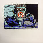 Don´t Do It, Farblinol, 1986, ca. 40 x 50 cm, noch 1